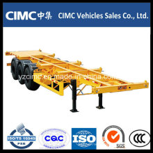 Cimc 20FT/40FT/53FT Tri-Axle Skeleton Container Trailer